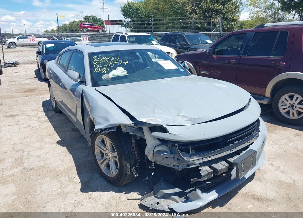 2022 DODGE CHARGER SXT RWD VIN: 2C3CDXBG3NH136344