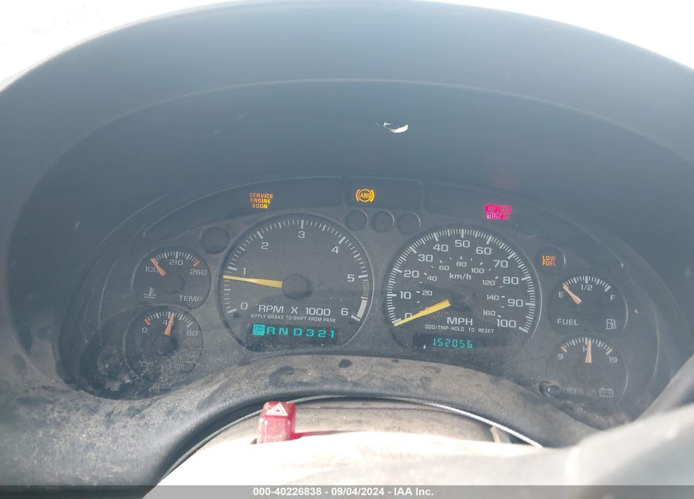 2000 CHEVROLET S-10 LS VIN: 1GCDT14W6YK159750