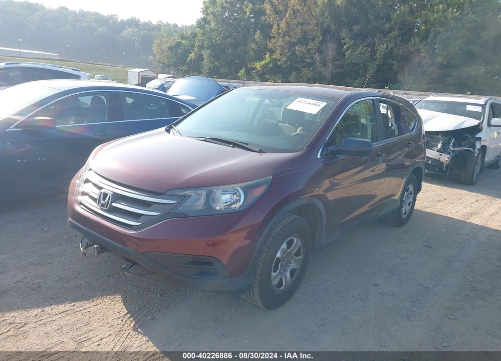 2014 HONDA CR-V LX VIN: 5J6RM3H35EL042143
