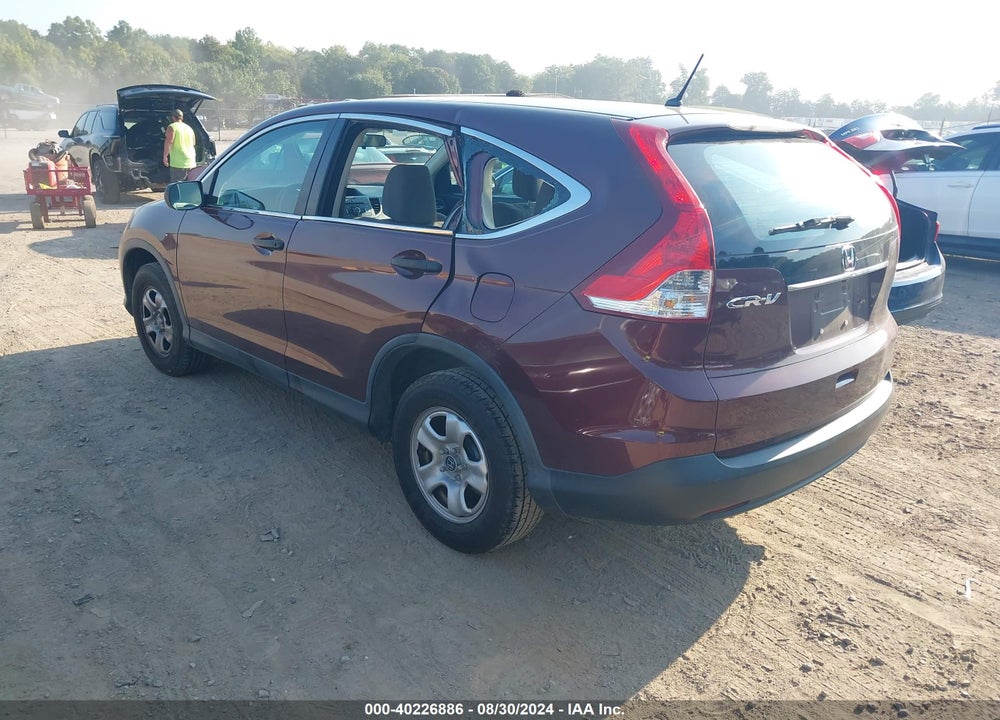 2014 HONDA CR-V LX VIN: 5J6RM3H35EL042143