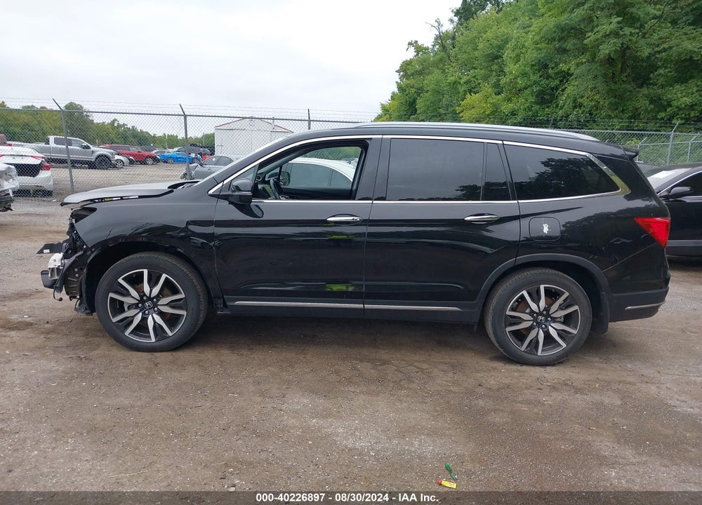 2021 HONDA PILOT AWD ELITE VIN: 5FNYF6H02MB070017