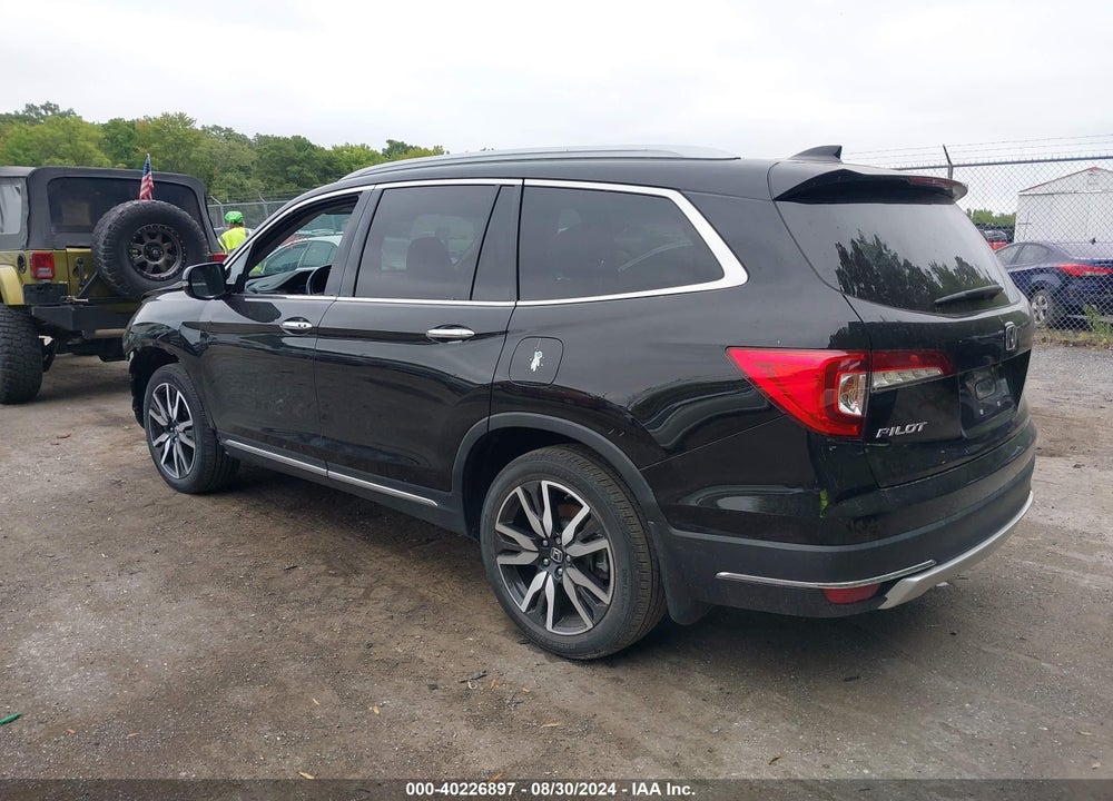 2021 HONDA PILOT AWD ELITE VIN: 5FNYF6H02MB070017