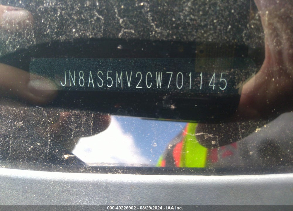 2012 NISSAN ROGUE S VIN: JN8AS5MV2CW701145