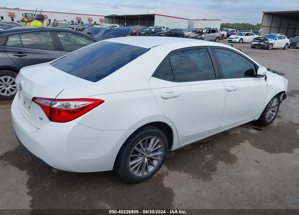 2014 TOYOTA COROLLA LE PLUS VIN: 5YFBURHE0EP060536