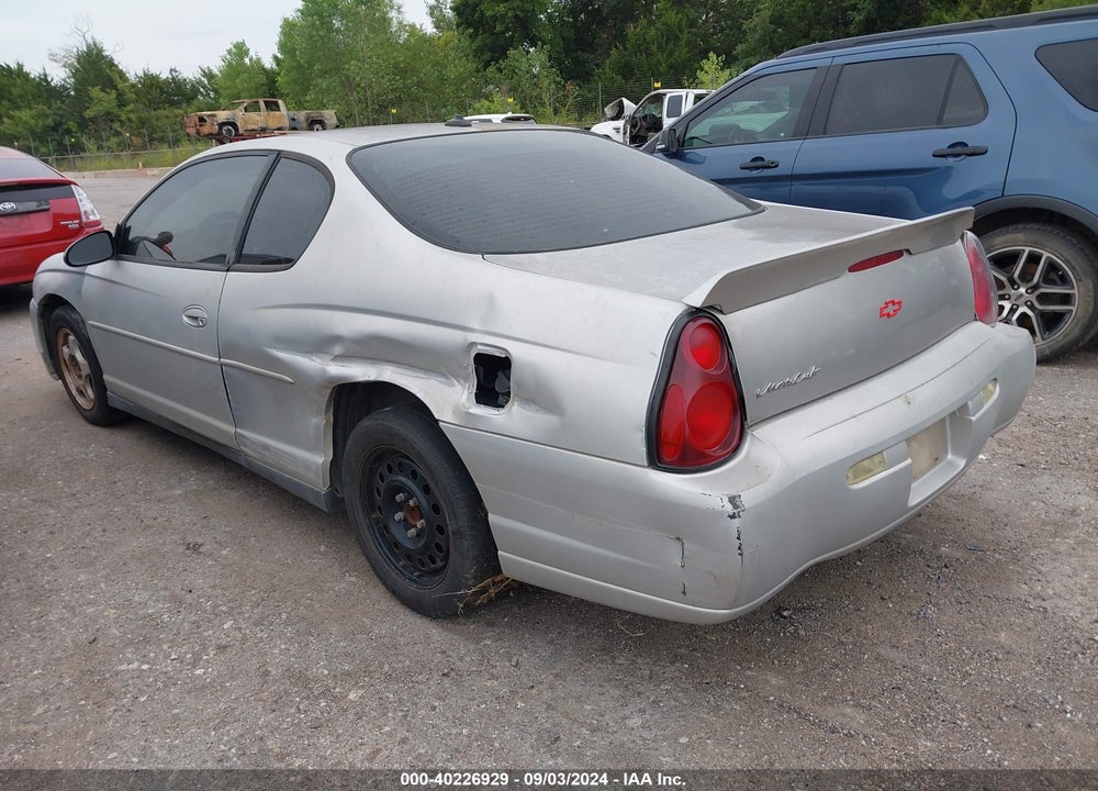 2004 CHEVROLET MONTE CARLO LS VIN: 2G1WW12E149125990