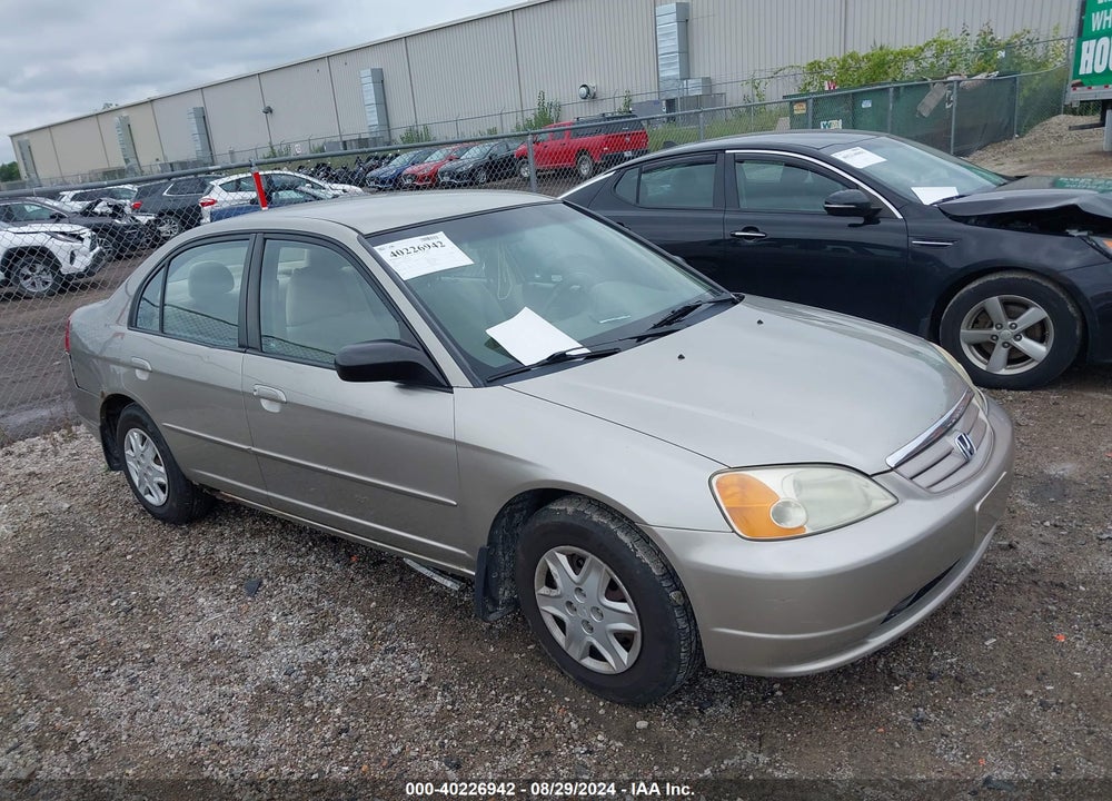 2003 HONDA CIVIC VIN: 2HGES16593H615639