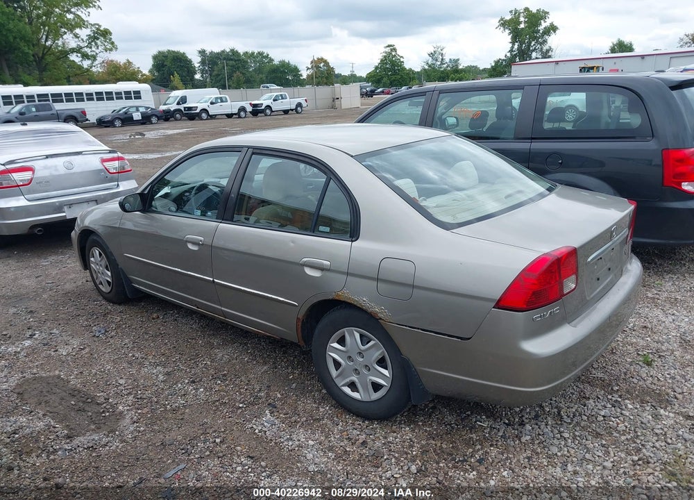 2003 HONDA CIVIC VIN: 2HGES16593H615639