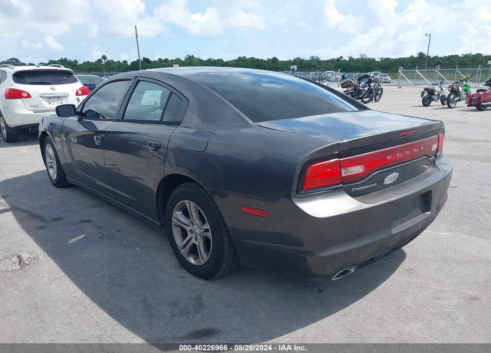 2013 DODGE CHARGER SE VIN: 2C3CDXBG4DH639069