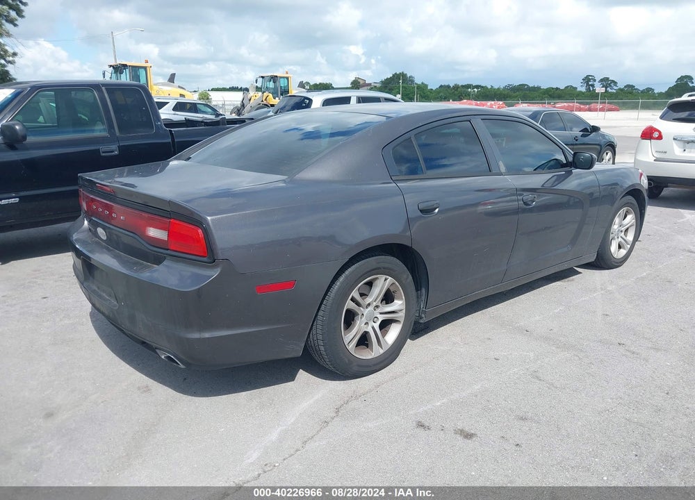 2013 DODGE CHARGER SE VIN: 2C3CDXBG4DH639069