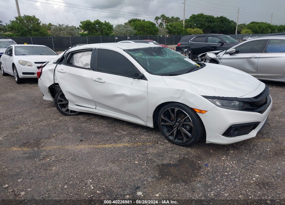 2019 HONDA CIVIC SPORT VIN: 2HGFC2F89KH553904