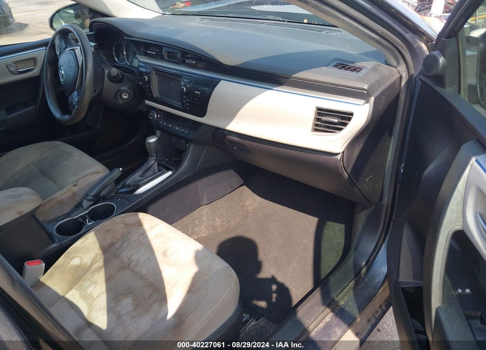 2016 TOYOTA COROLLA LE VIN: 2T1BURHE3GC597436