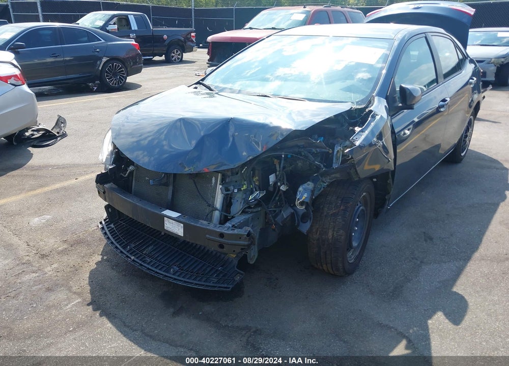 2016 TOYOTA COROLLA LE VIN: 2T1BURHE3GC597436