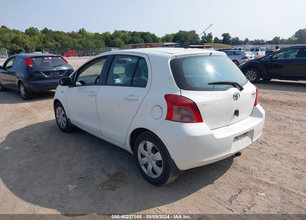 2008 TOYOTA YARIS VIN: JTDKT923985216231