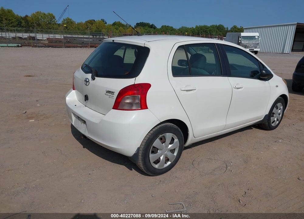 2008 TOYOTA YARIS VIN: JTDKT923985216231
