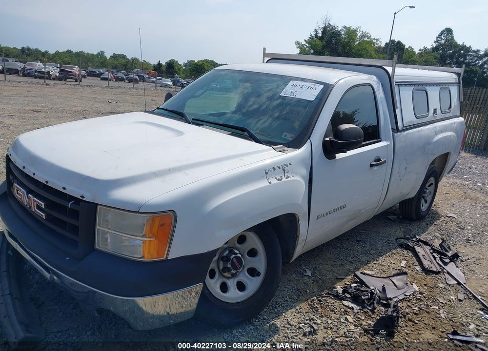 2010 GMC SIERRA 1500 WORK TRUCK VIN: 1GTPCTEX9AZ129543