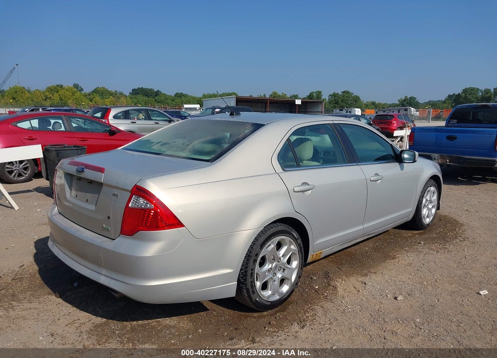 2010 FORD FUSION SE VIN: 3FAHP0HG4AR132931