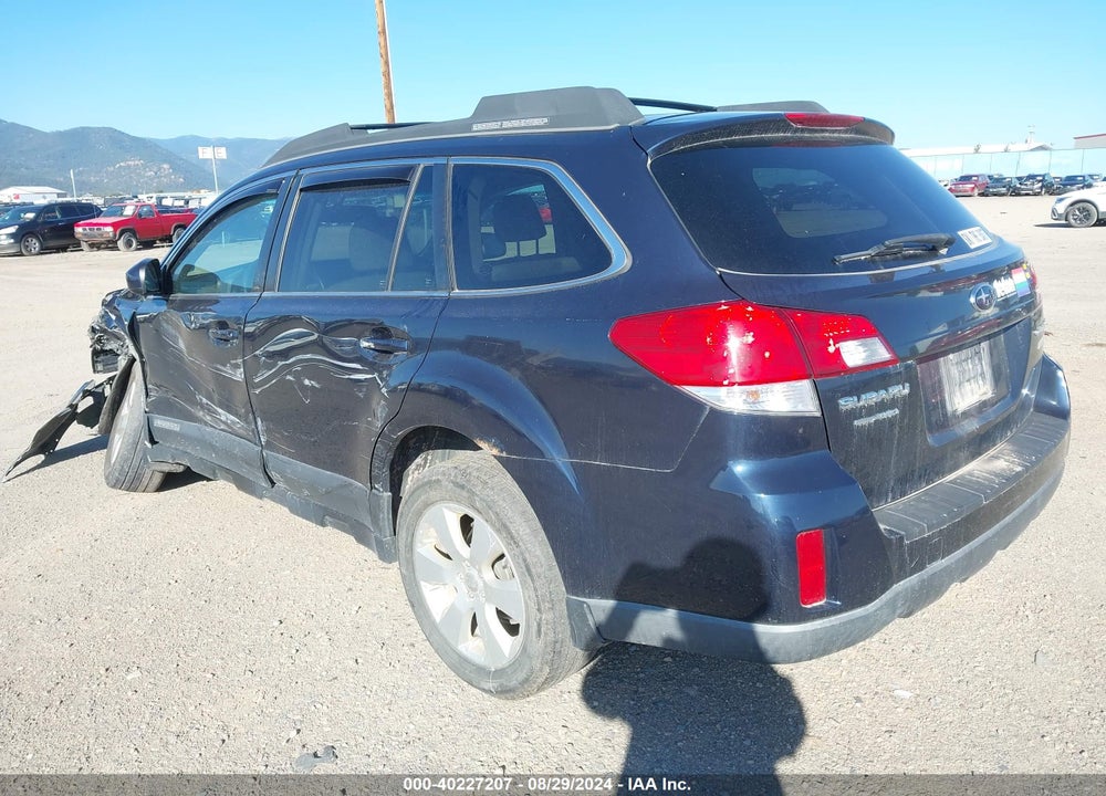 2012 SUBARU OUTBACK 2.5I PREMIUM VIN: 4S4BRBCC4C3202015