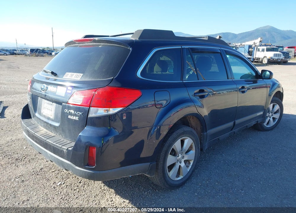 2012 SUBARU OUTBACK 2.5I PREMIUM VIN: 4S4BRBCC4C3202015