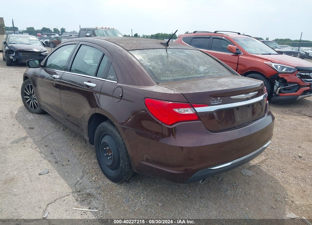 2012 CHRYSLER 200 LIMITED VIN: 1C3CCBCG3CN304346