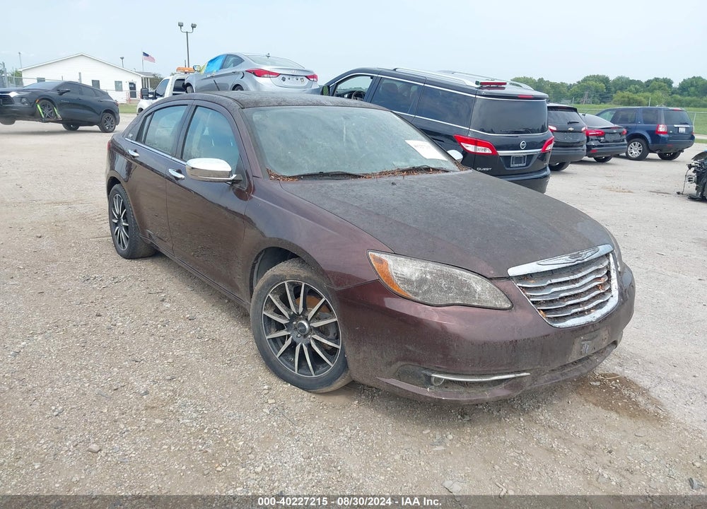 2012 CHRYSLER 200 LIMITED VIN: 1C3CCBCG3CN304346