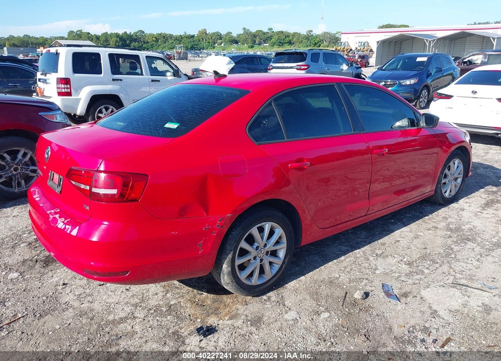2015 VOLKSWAGEN JETTA 1.8T SE VIN: 3VWD17AJ1FM327220