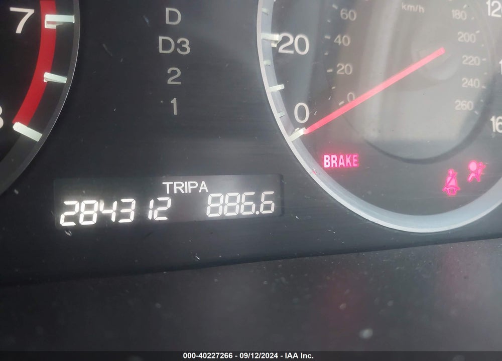 2009 HONDA ACCORD 3.5 EX-L VIN: 1HGCS22889A000066