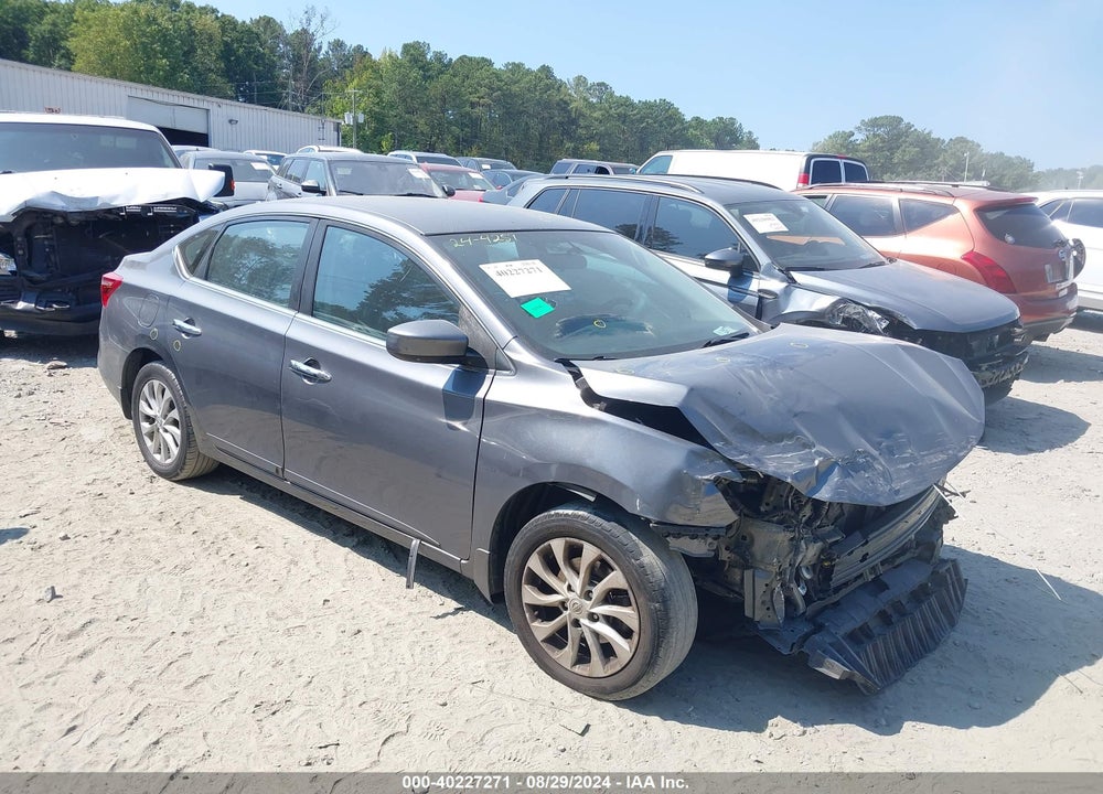 2018 NISSAN SENTRA SV VIN: 3N1AB7AP9JL643750