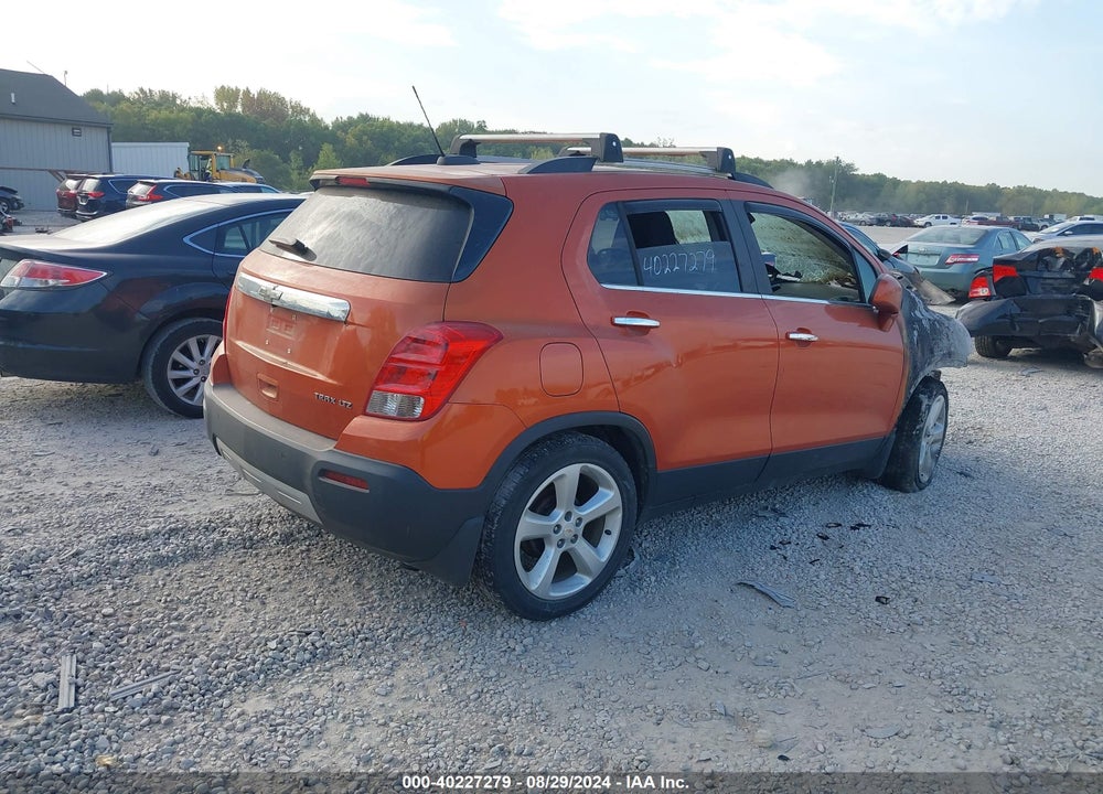 2015 CHEVROLET TRAX LTZ VIN: KL7CJNSBXFB196917
