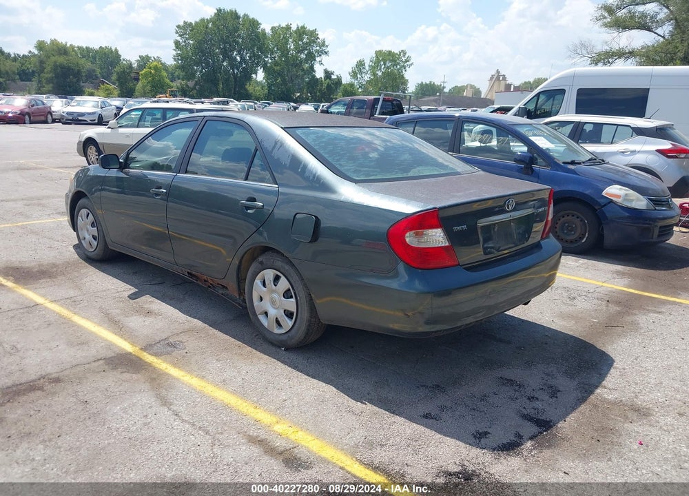 2002 TOYOTA CAMRY LE VIN: 4T1BE32K92U602087