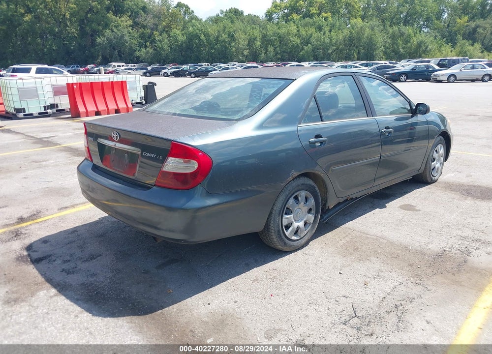2002 TOYOTA CAMRY LE VIN: 4T1BE32K92U602087