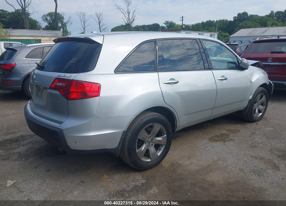 2008 ACURA MDX SPORT PACKAGE VIN: 2HNYD28858H539972