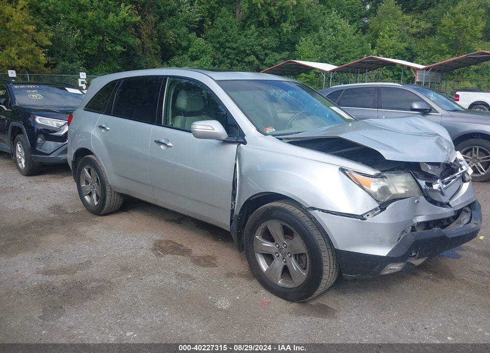 2008 ACURA MDX SPORT PACKAGE VIN: 2HNYD28858H539972