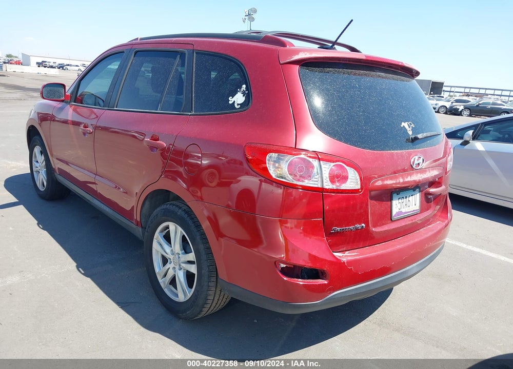 2012 HYUNDAI SANTA FE SE VIN: 5XYZH4AGXCG109714
