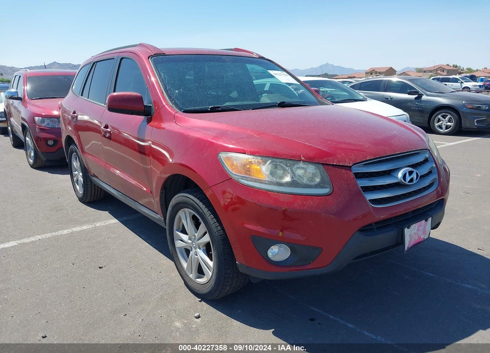 2012 HYUNDAI SANTA FE SE VIN: 5XYZH4AGXCG109714