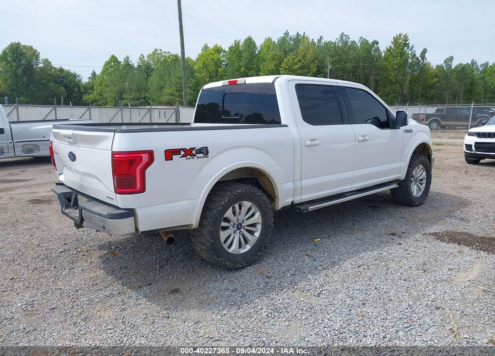 2015 FORD F-150 LARIAT VIN: 1FTEW1EF6FKD32870