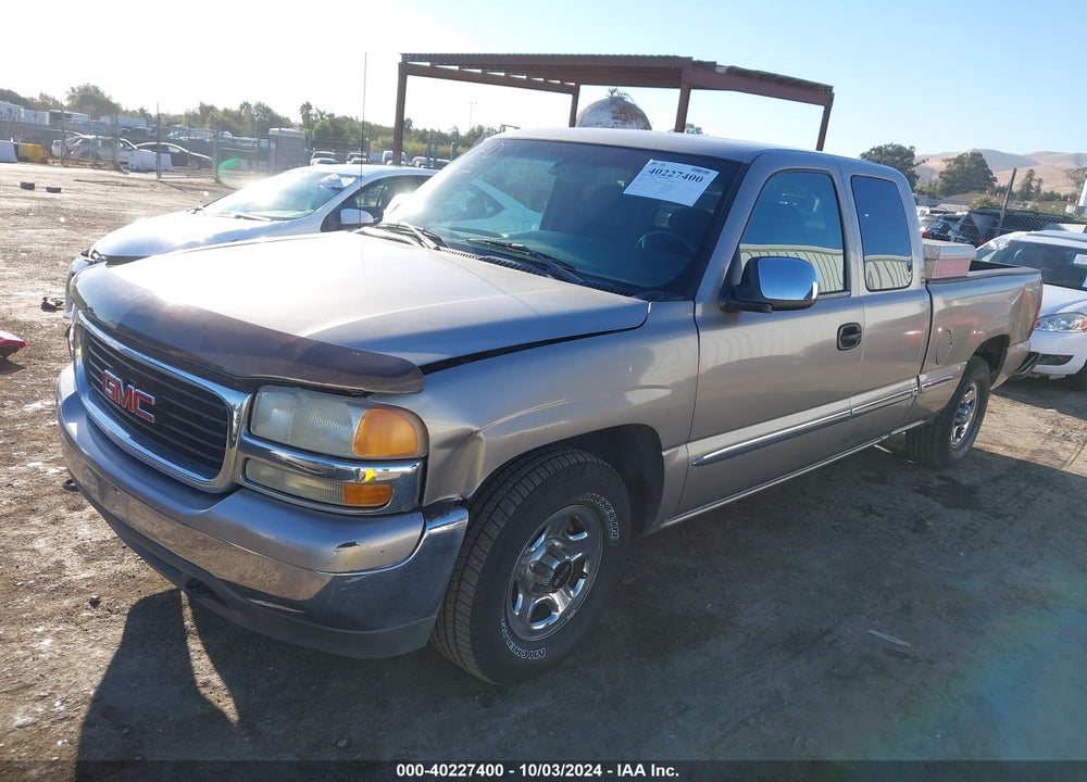 2002 GMC SIERRA 1500 SLE VIN: 2GTEC19V721137459