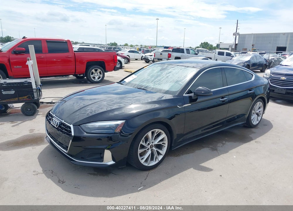 2022 AUDI A5 SPORTBACK PREMIUM 40 TFSI QUATTRO S TRONIC VIN: WAUABCF54NA006546