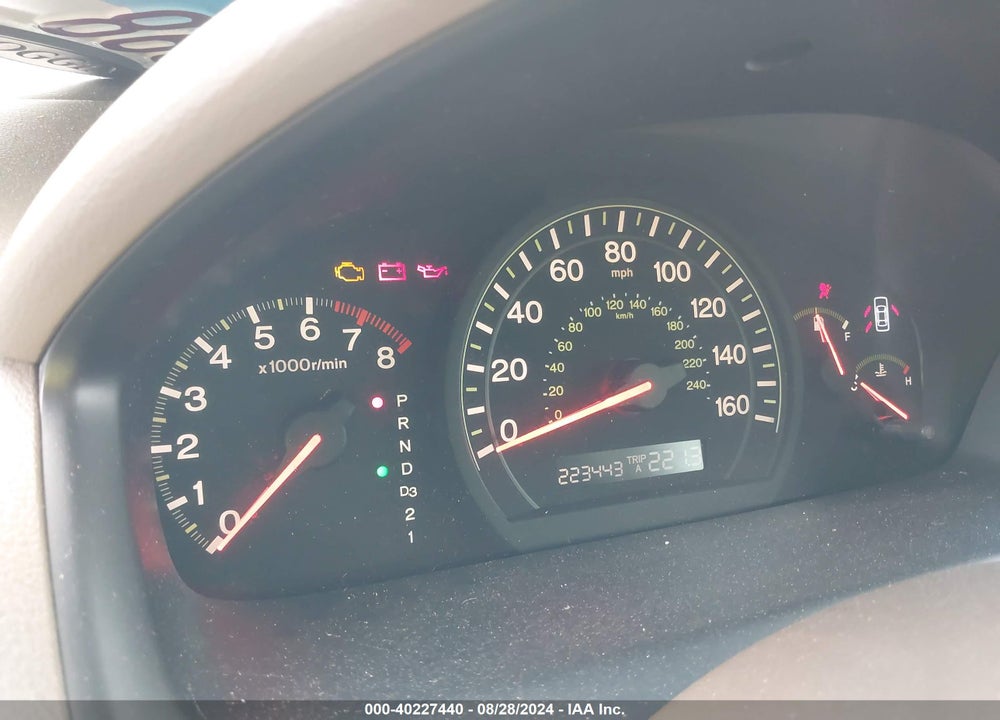 2003 HONDA ACCORD 2.4 EX VIN: 1HGCM56623A027775