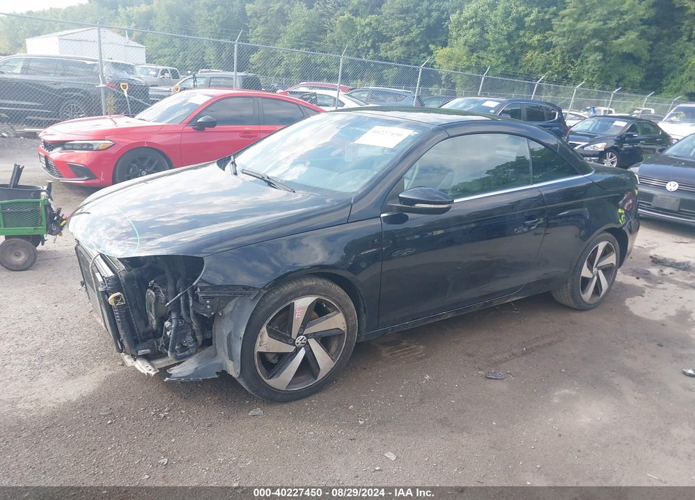 2013 VOLKSWAGEN EOS LUX VIN: WVWFW8AH7DV002624