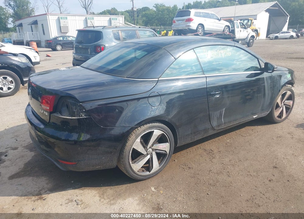 2013 VOLKSWAGEN EOS LUX VIN: WVWFW8AH7DV002624