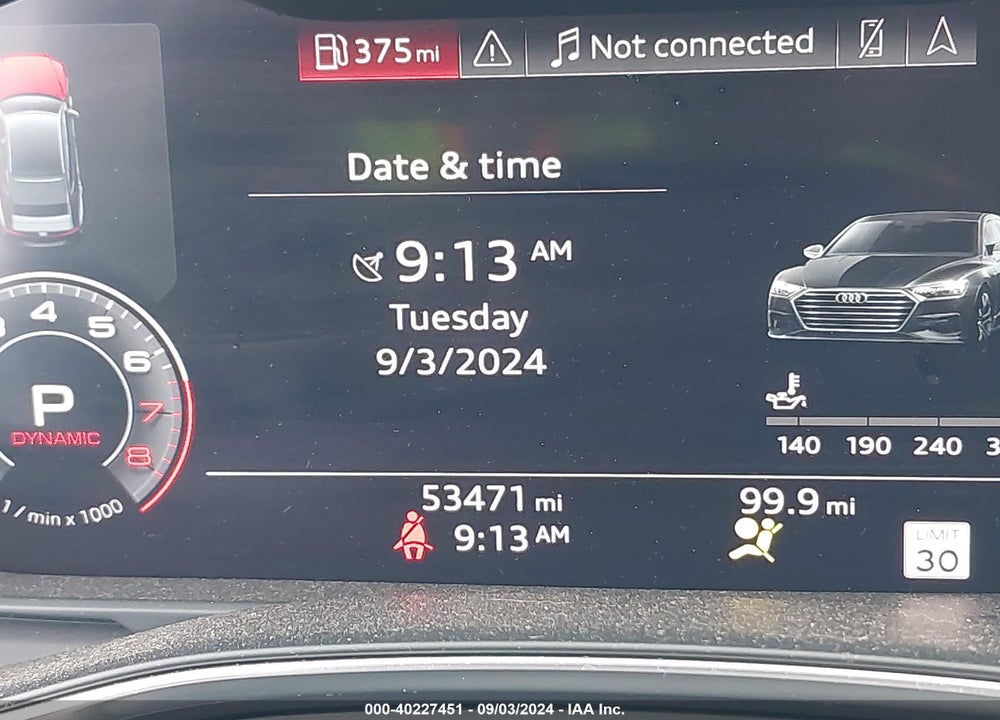 2019 AUDI A7 55 PREMIUM VIN: WAUU2AF25KN070493