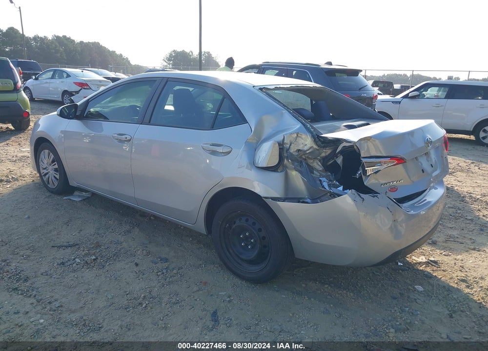 2019 TOYOTA COROLLA LE VIN: 2T1BURHE6KC208698