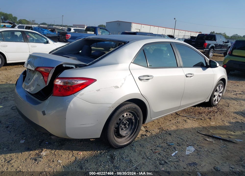 2019 TOYOTA COROLLA LE VIN: 2T1BURHE6KC208698