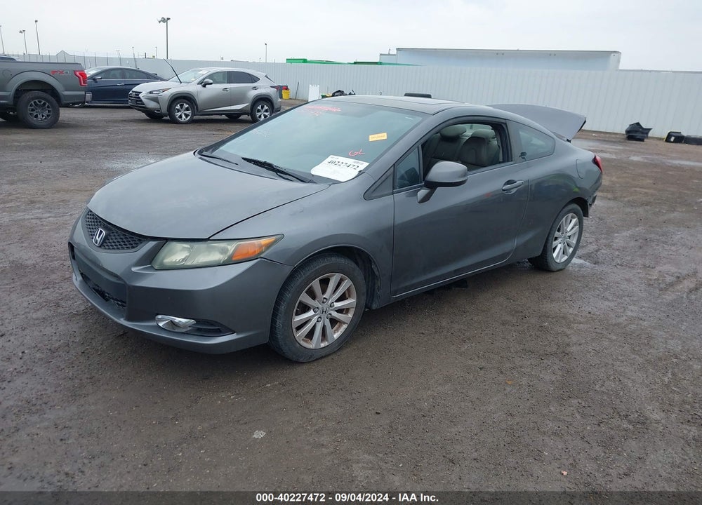 2012 HONDA CIVIC EX-L VIN: 2HGFG3B19CH503914