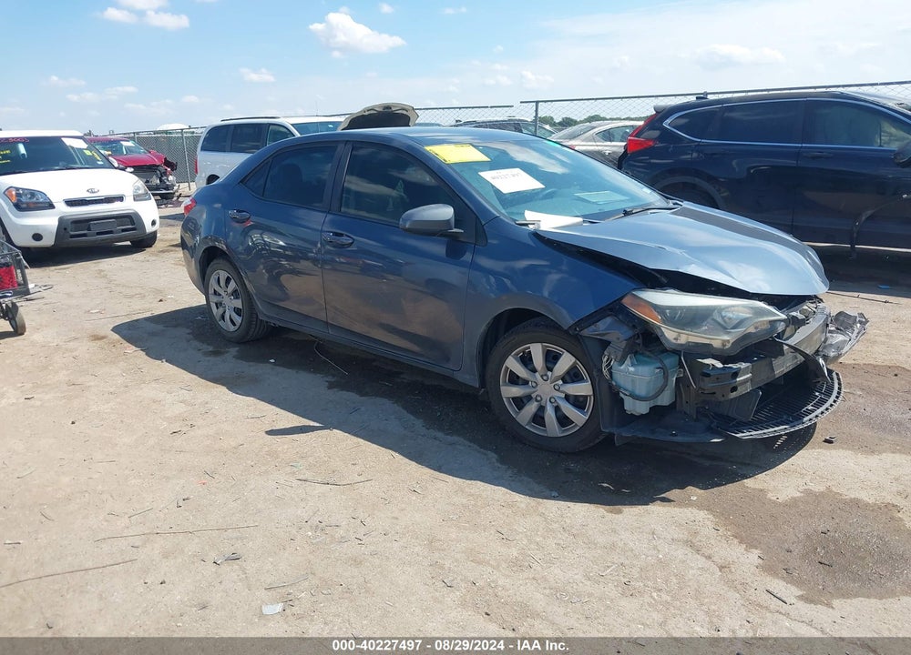 2014 TOYOTA COROLLA LE VIN: 5YFBURHE2EP155938