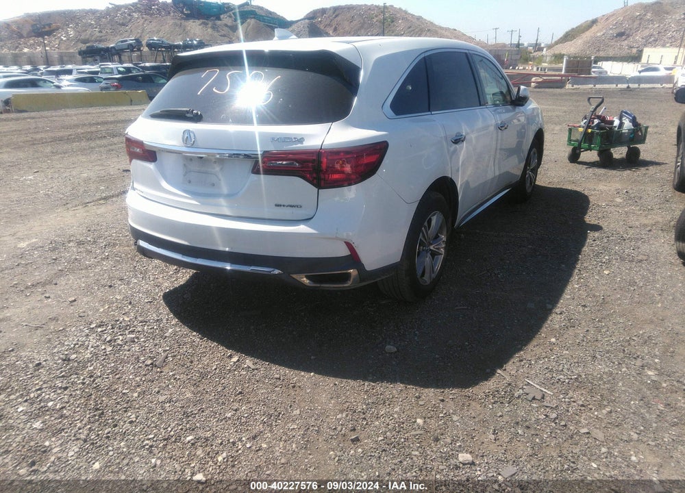 2020 ACURA MDX STANDARD VIN: 5J8YD4H35LL041578