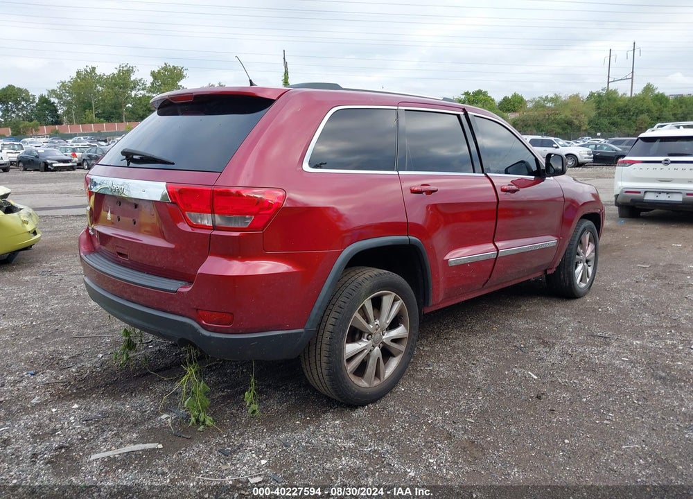 2013 JEEP GRAND CHEROKEE LAREDO VIN: 1C4RJFAG9DC557657