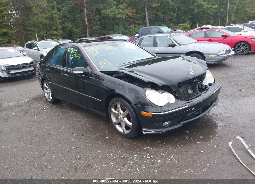 2007 MERCEDES-BENZ C 230 SPORT VIN: WDBRF52HX7F908340