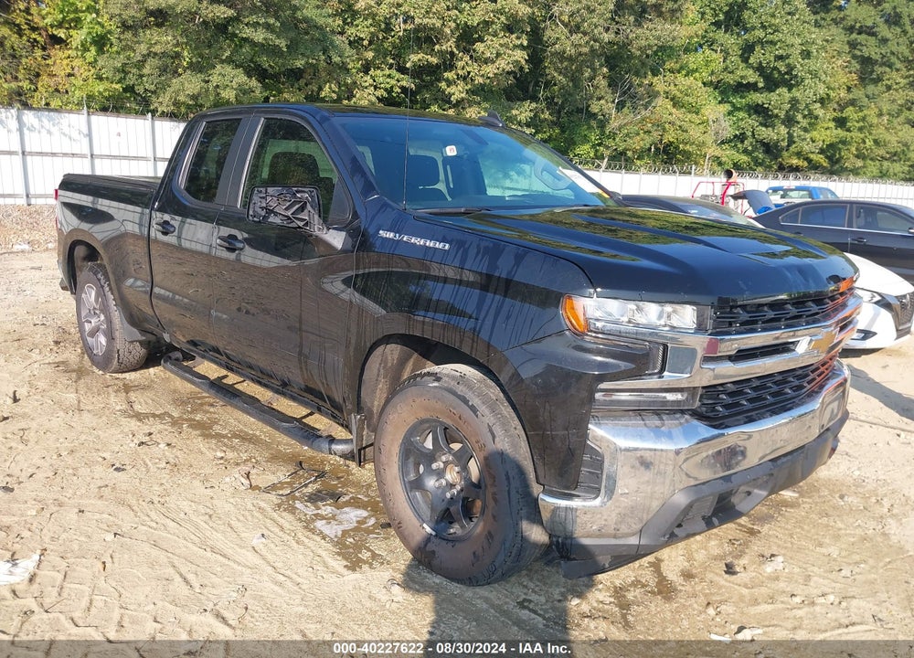 2020 CHEVROLET SILVERADO 1500 2WD DOUBLE CAB STANDARD BED LT VIN: 1GCRWCEDXLZ333552