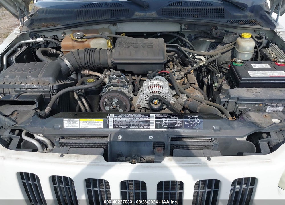 2002 JEEP LIBERTY LIMITED EDITION VIN: 1J4GL58K12W328496